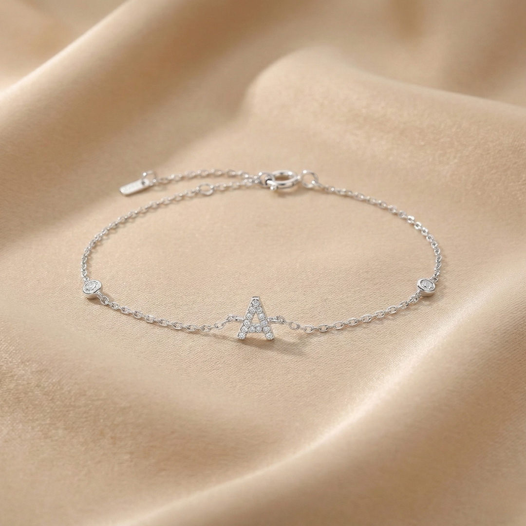 Lettera - Initialarmband 925 Silber