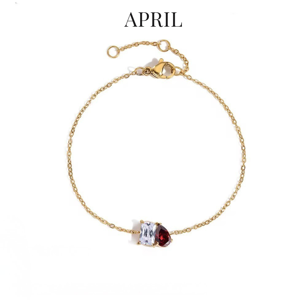 Birthia - Armband mit Geburtssteine