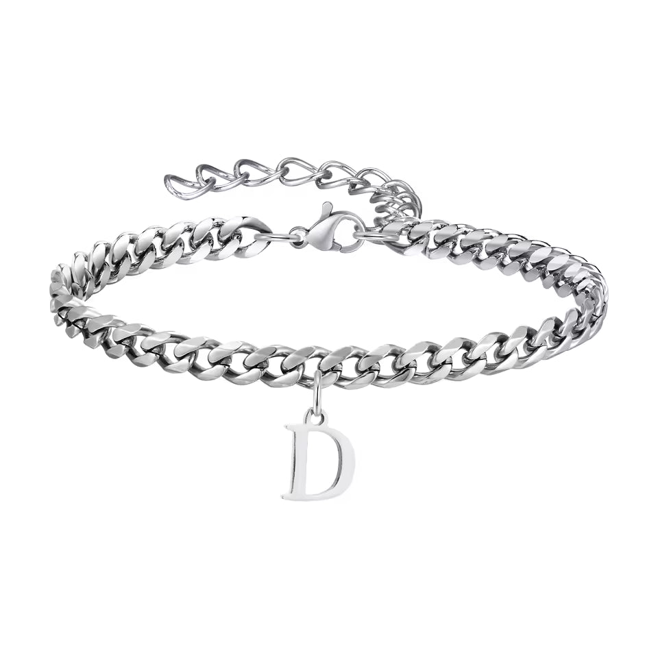 Unsere Initialen – Cuban Partnerarmbänder