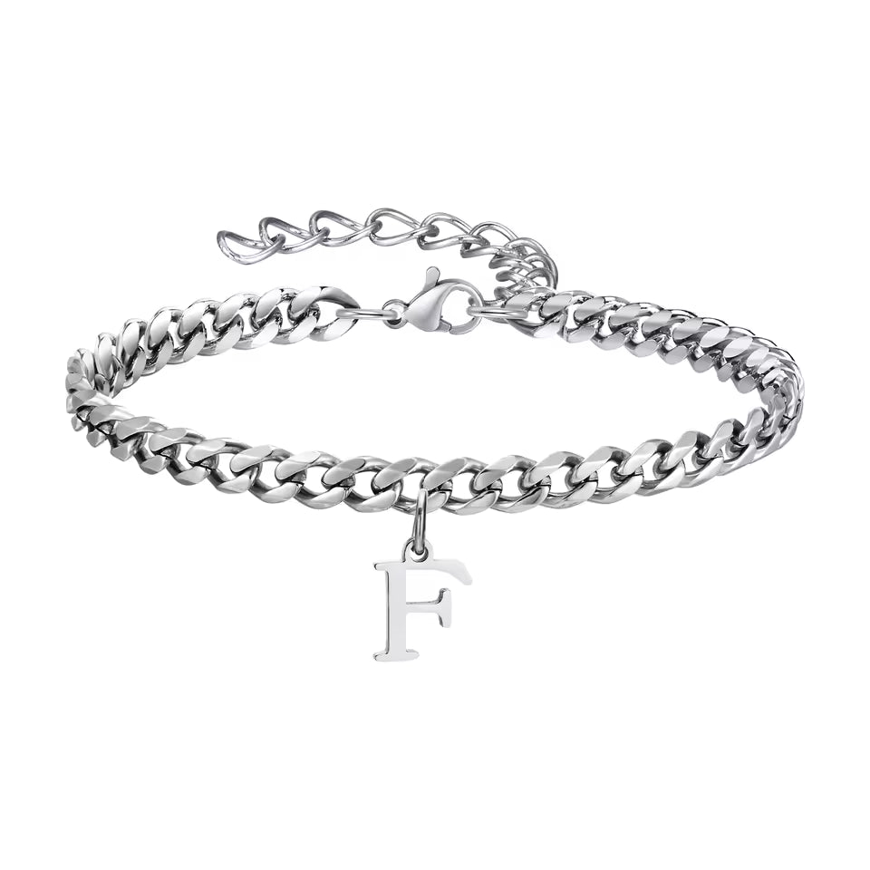 Unsere Initialen – Cuban Partnerarmbänder