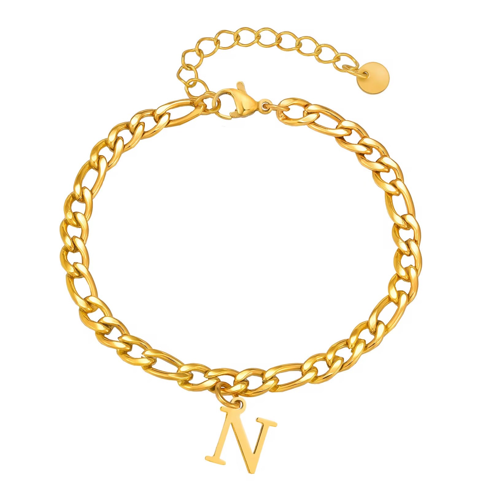 Unsere Initialen – Cuban Partnerarmbänder