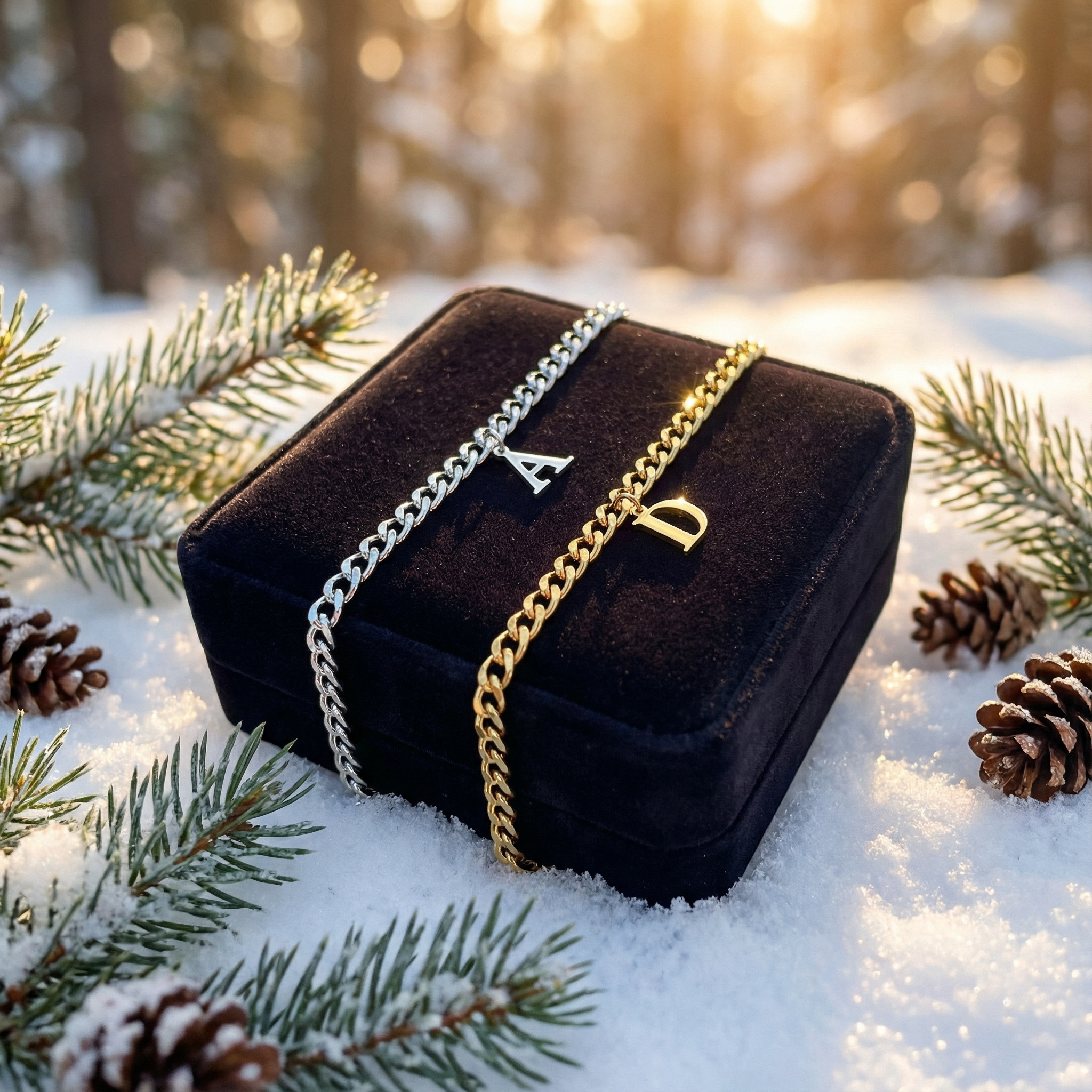 Unsere Initialen – Partnerarmbänder