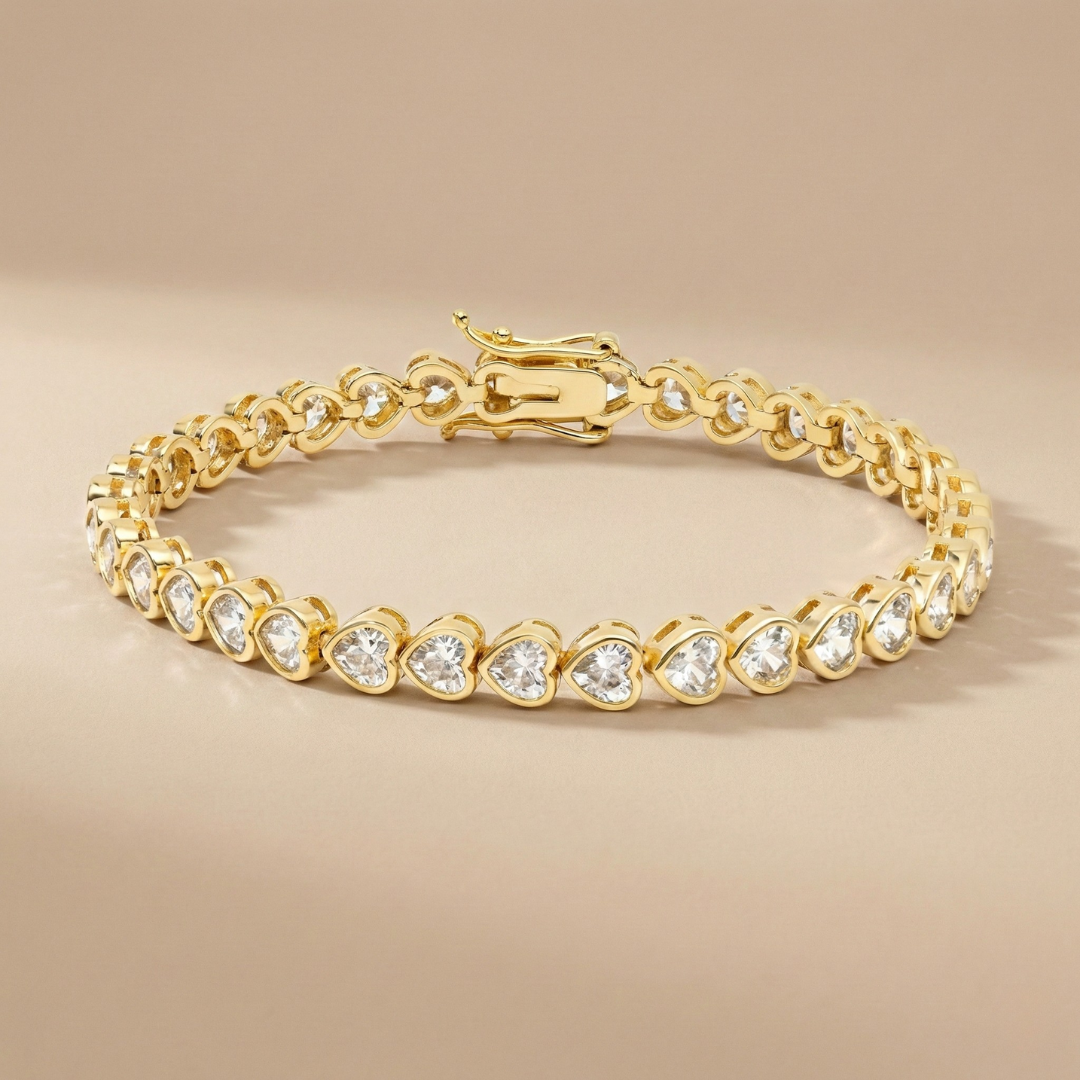 Amore - Armband mit Herzen