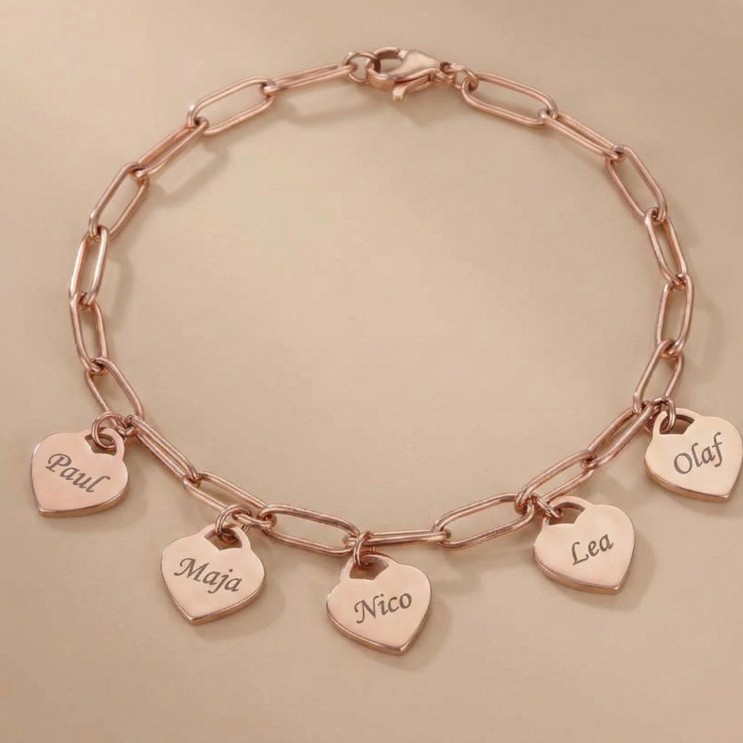 Herzensnamen - Armband mit Gravur