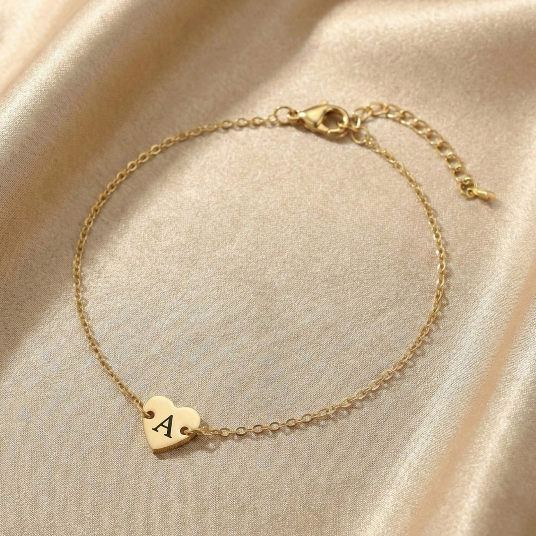 Amora - Herzarmband mit Initiale
