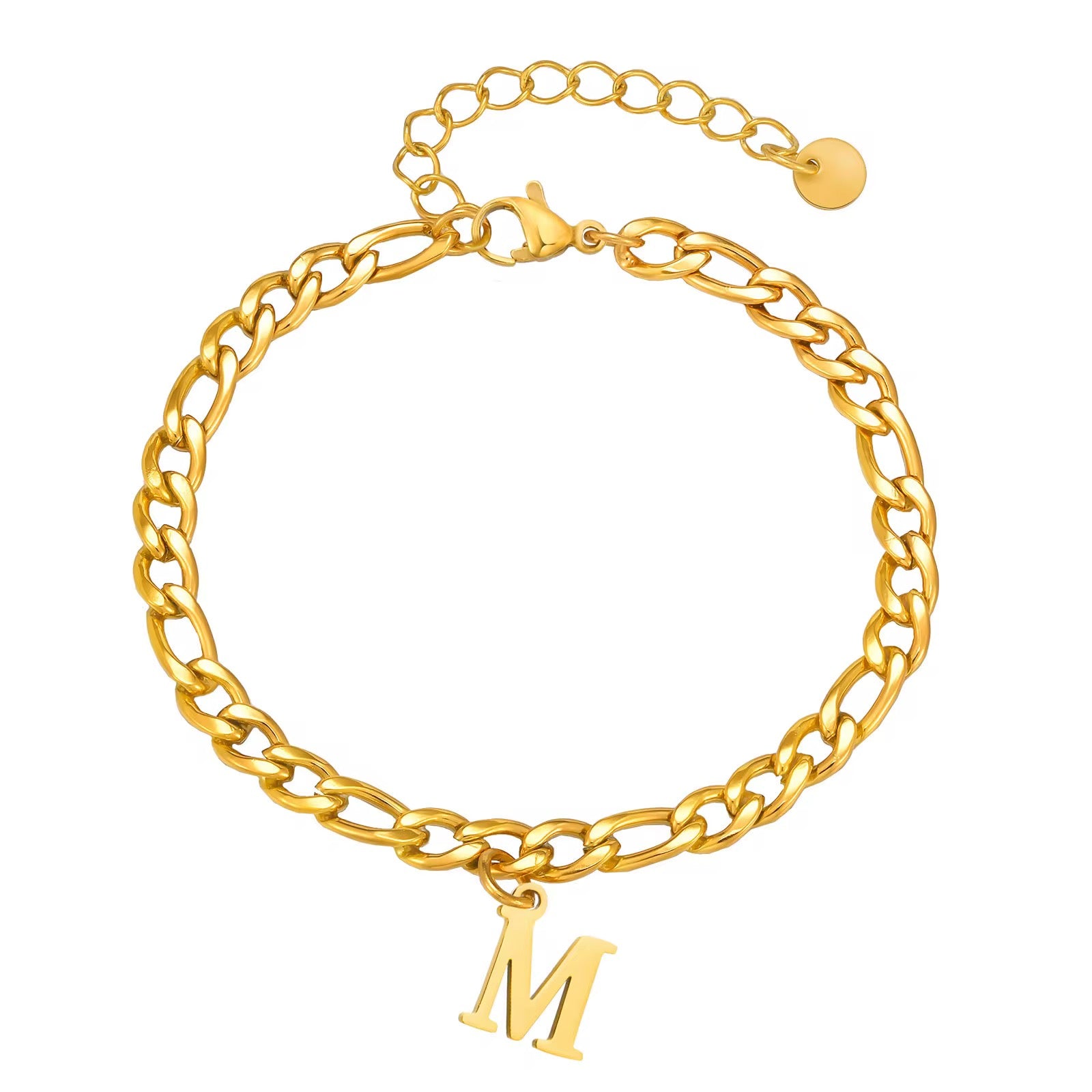 Unsere Initialen – Cuban Partnerarmbänder