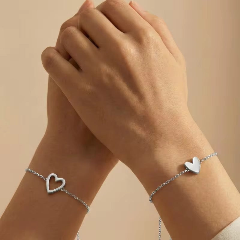 ZweiHerzen- Mutter Tochter Armbänder