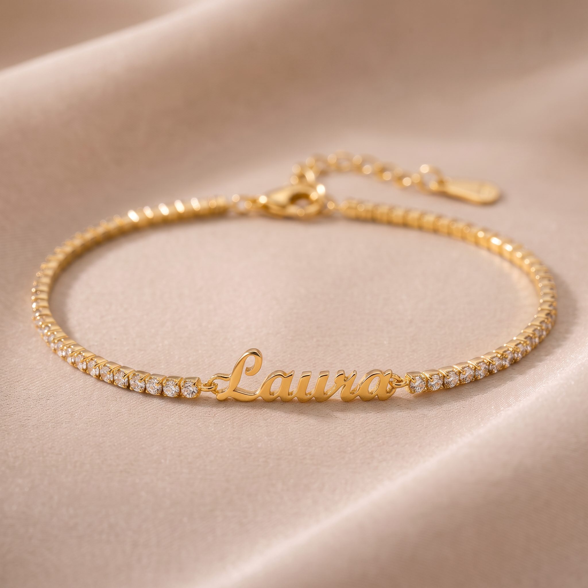 Personalisierbares Tennisarmband mit Name