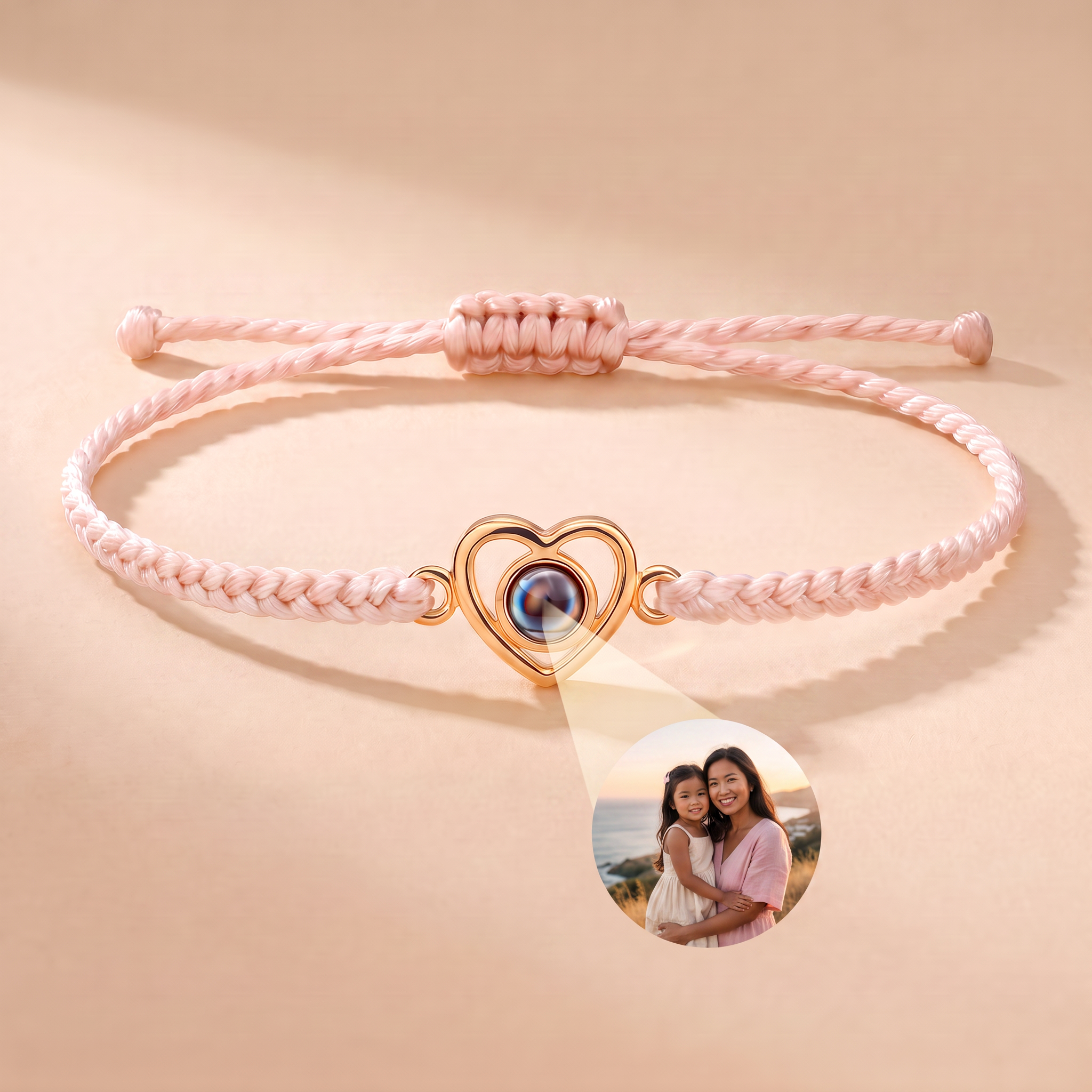Armband mit eigenem Foto & Herz