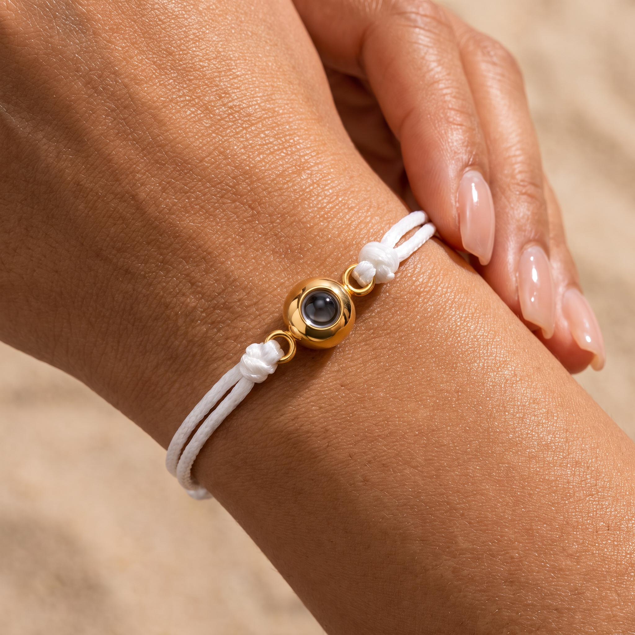 Armband mit eigenem Foto Seeknoten