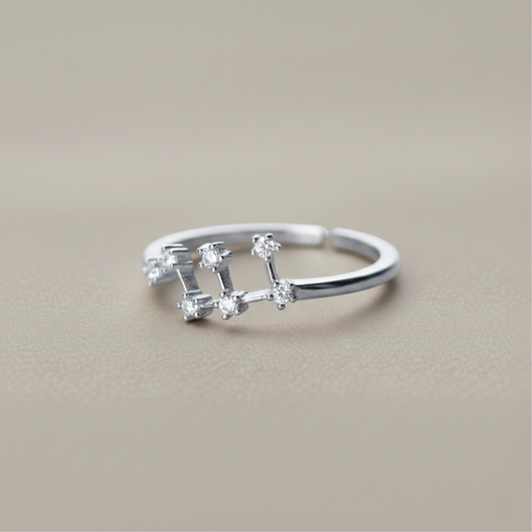 Lunia - Ring mit Sternzeichen 925 Silber