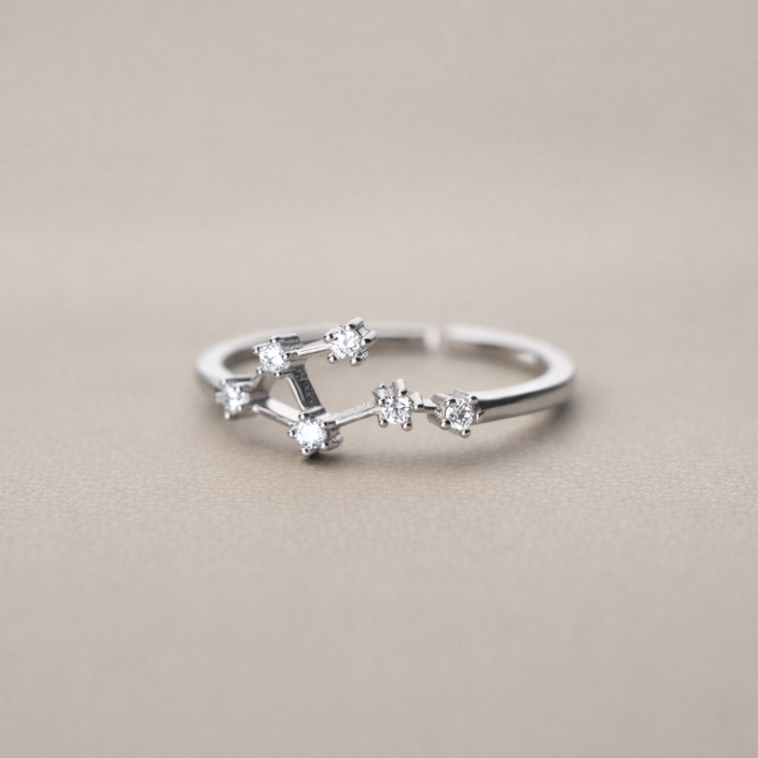 Lunia - Ring mit Sternzeichen 925 Silber