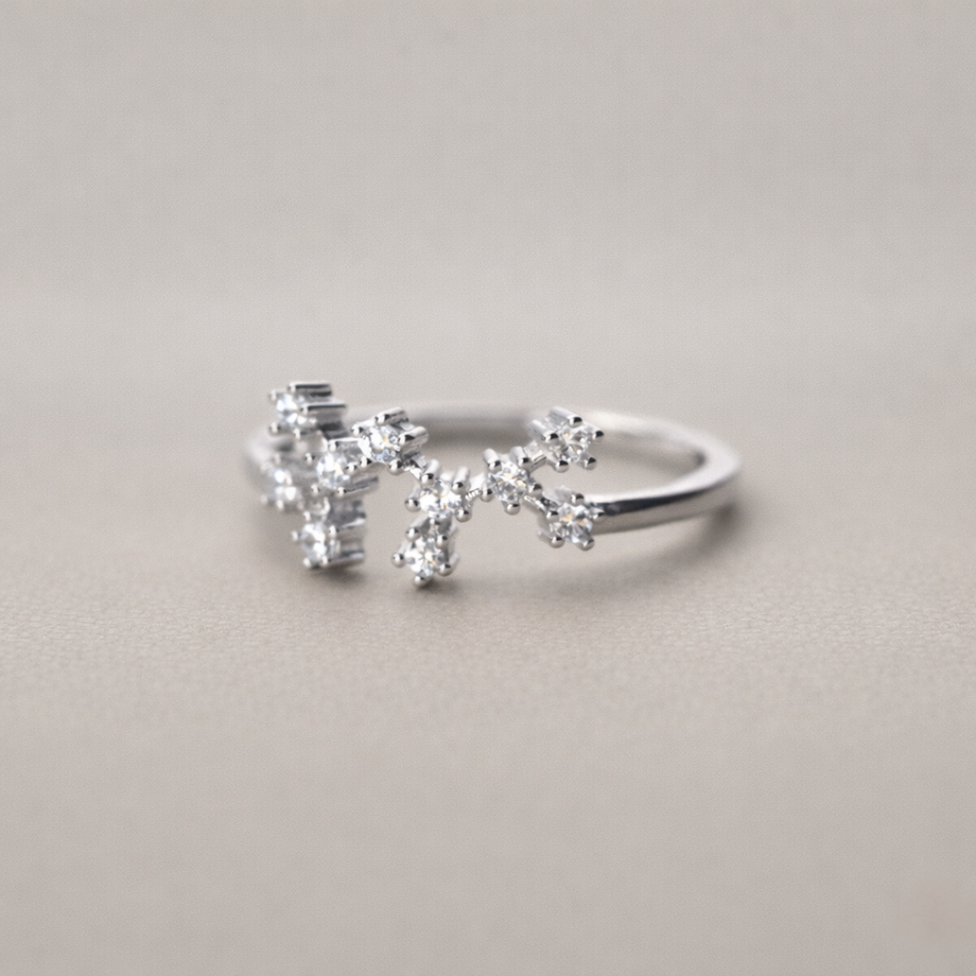 Lunia - Ring mit Sternzeichen 925 Silber