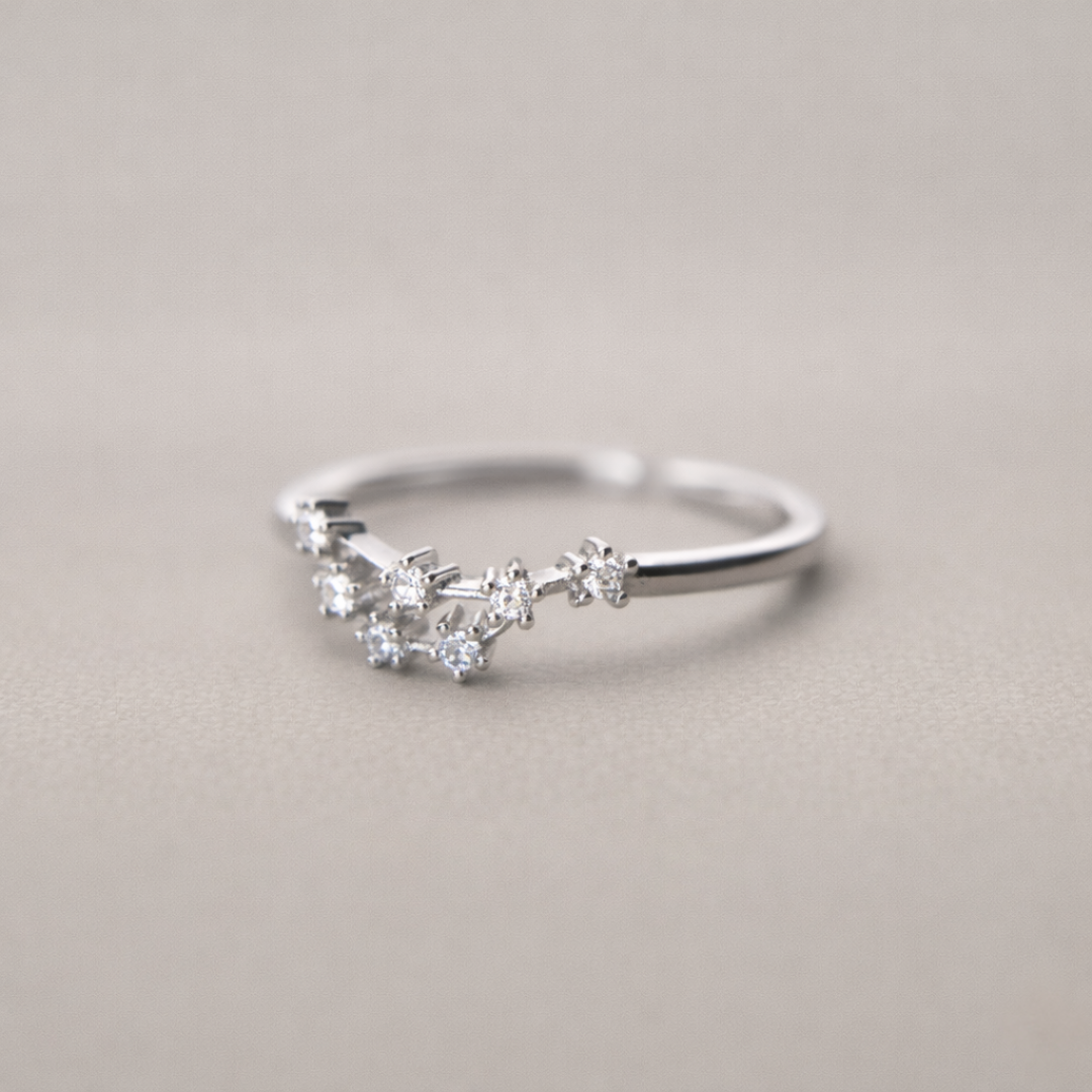 Lunia - Ring mit Sternzeichen 925 Silber