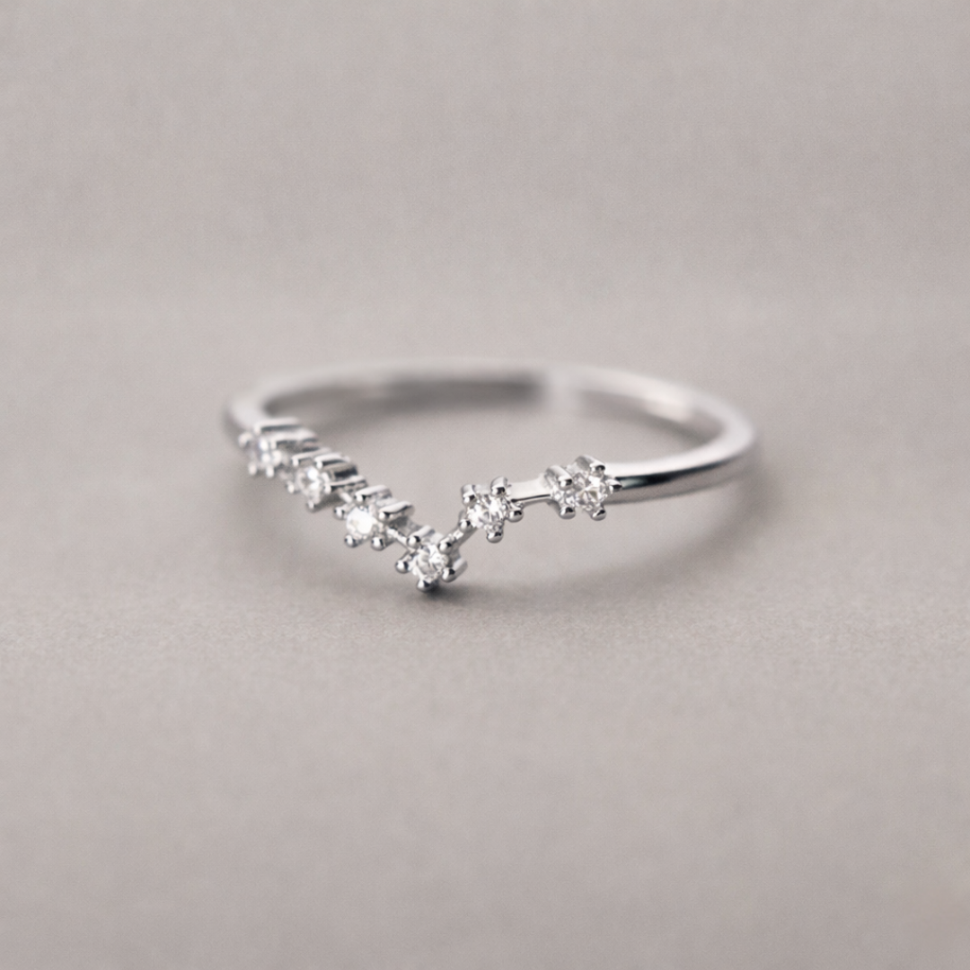 Lunia - Ring mit Sternzeichen 925 Silber