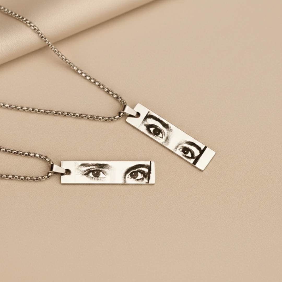 Love Eye - Halskette mit Gravur