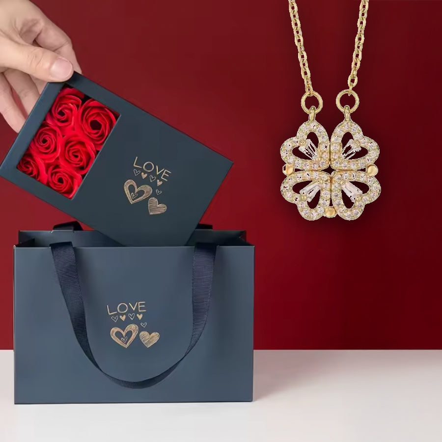 Étoile d’Amour - Zirkonia Herzkette