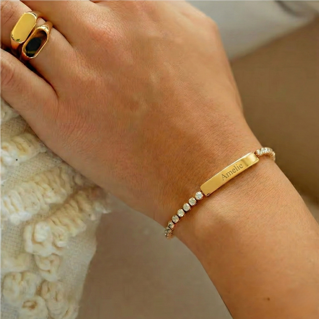 Twin -  Freundschaftsarmbänder mit Gravur