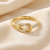 Infinia - Ring mit Liebesknoten 925 Silber