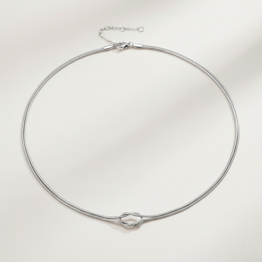 Ewiger Liebesknoten Halskette