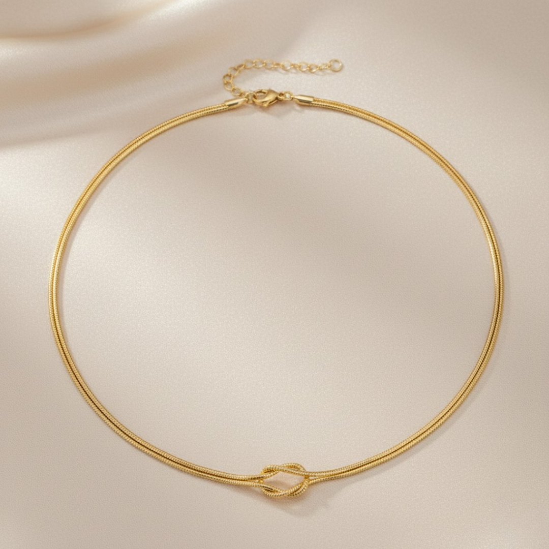 Ewiger Liebesknoten Halskette