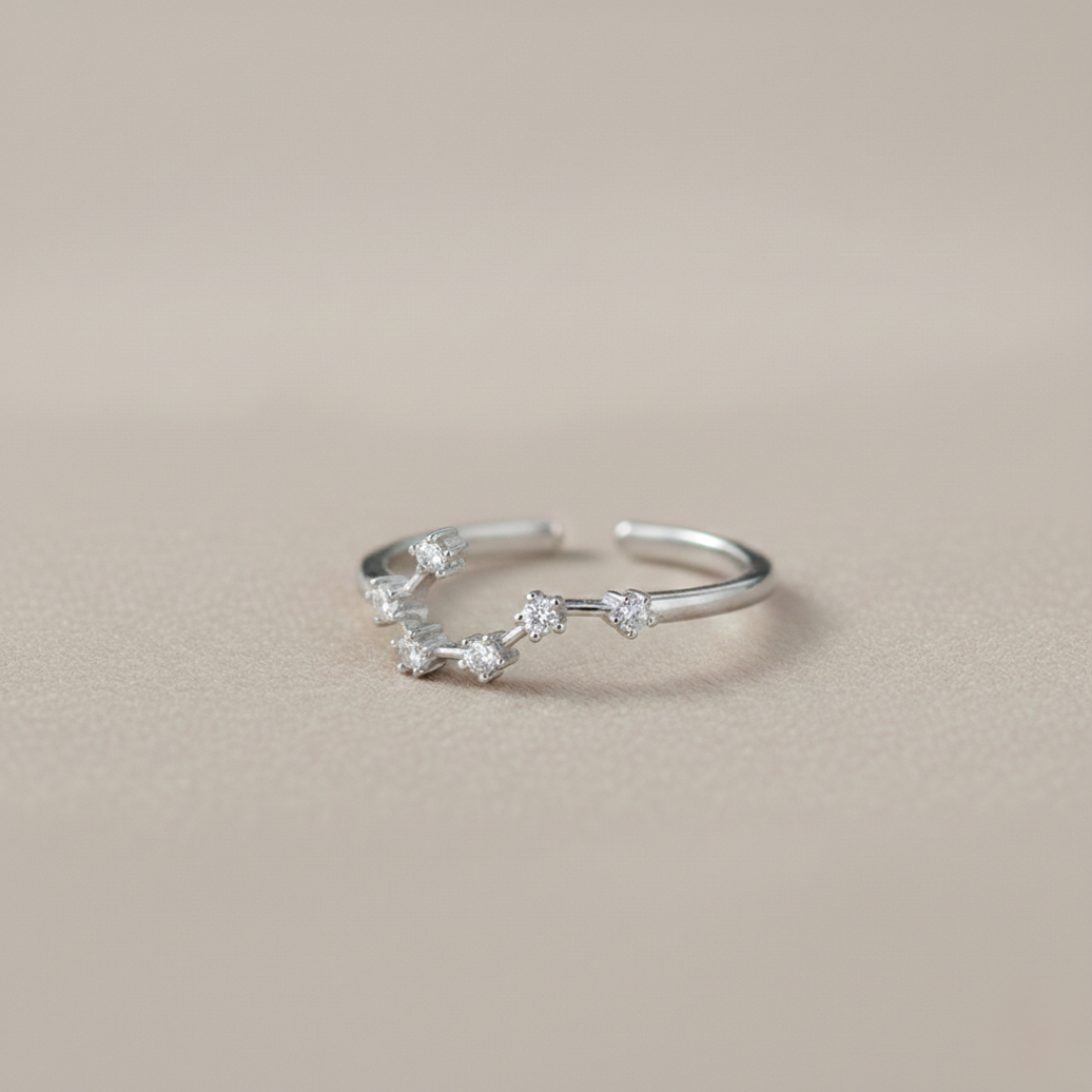 Lunia - Ring mit Sternzeichen 925 Silber