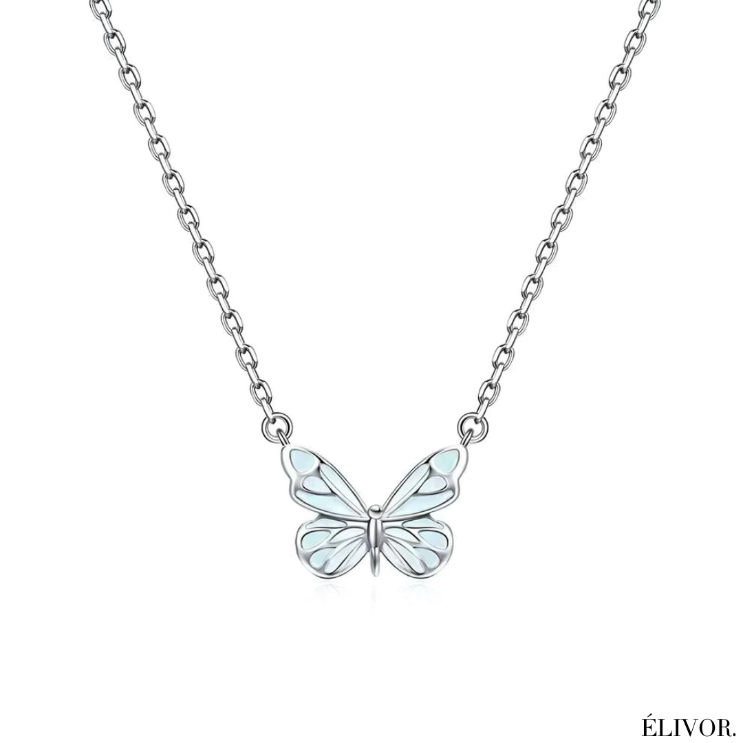 Papillon Lumière Halskette 925 Silber