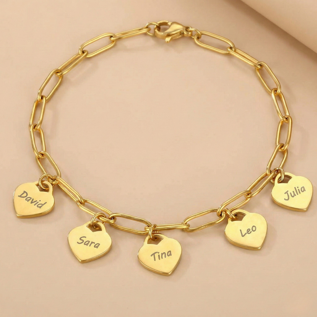 Herzensnamen - Armband mit Gravur