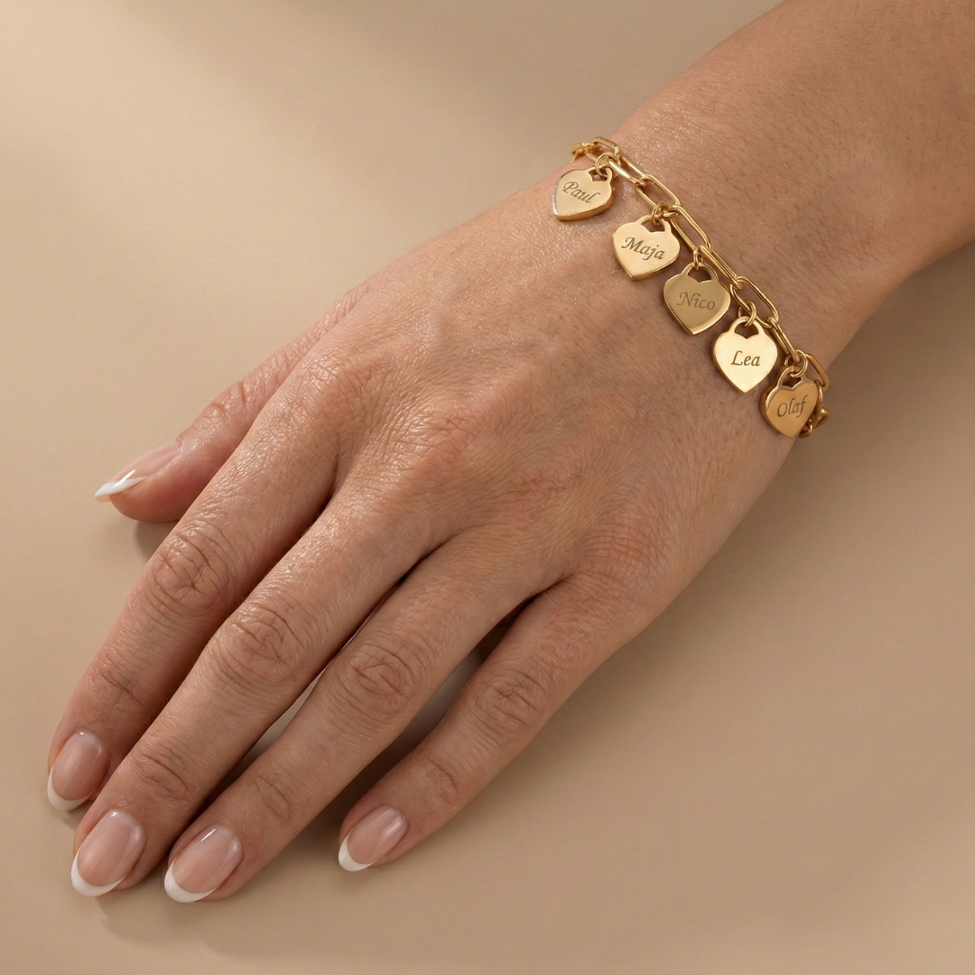 Herzensnamen - Armband mit Gravur