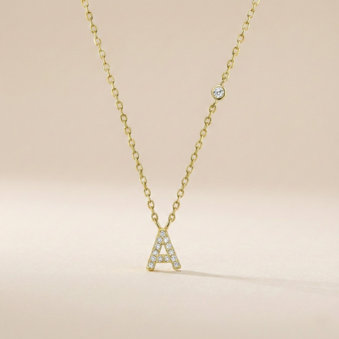 Lettera - Halskette mit Initial 925 Silber