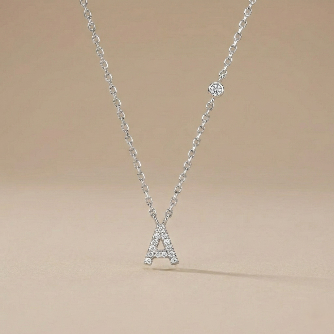 Lettera - Halskette mit Initial 925 Silber