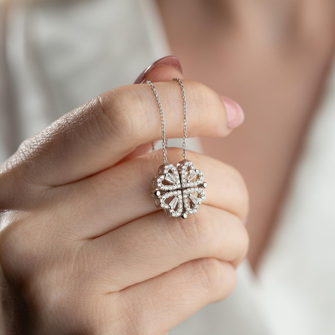 Étoile d’Amour - Zirkonia Herzkette