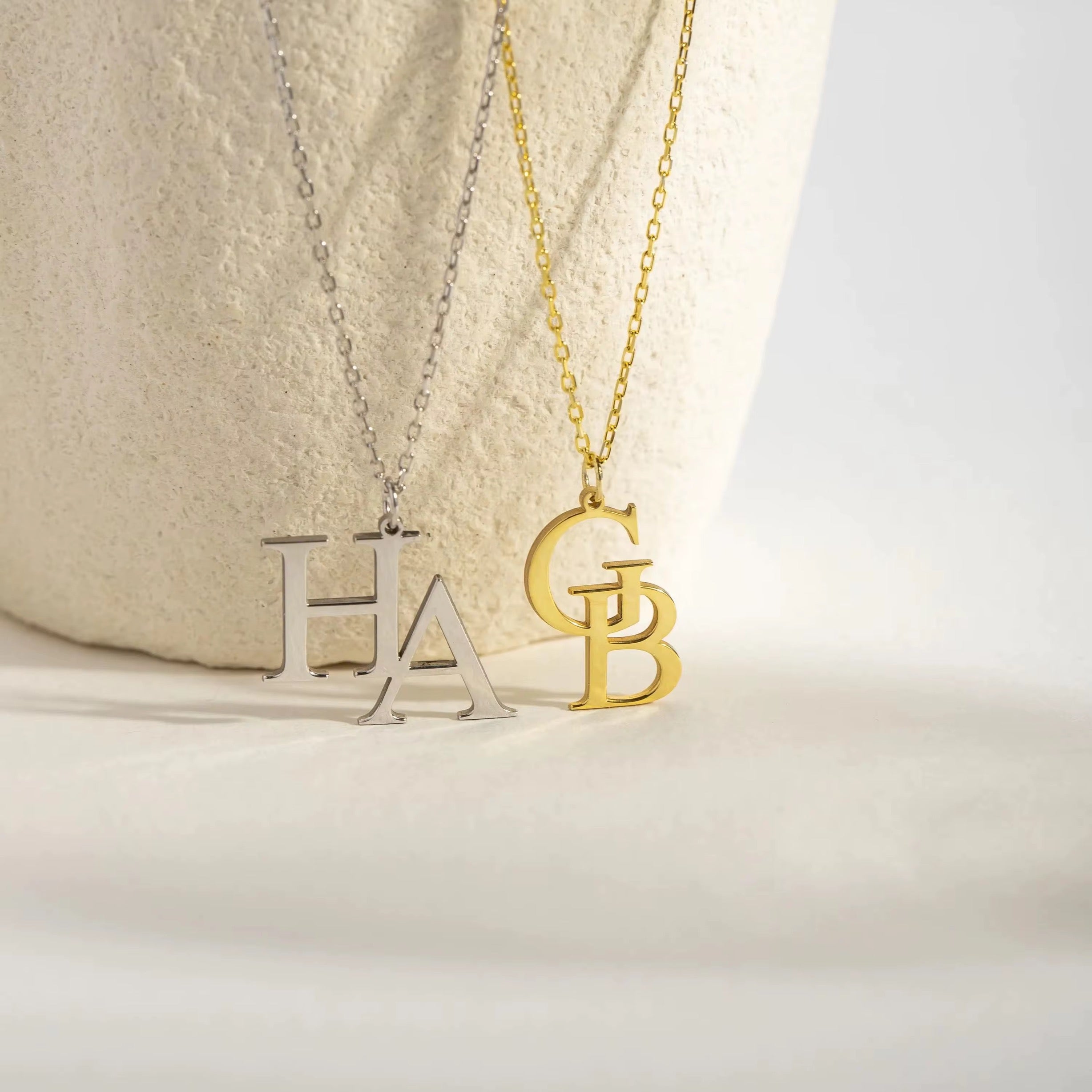 Together – Doppelinitial Kette