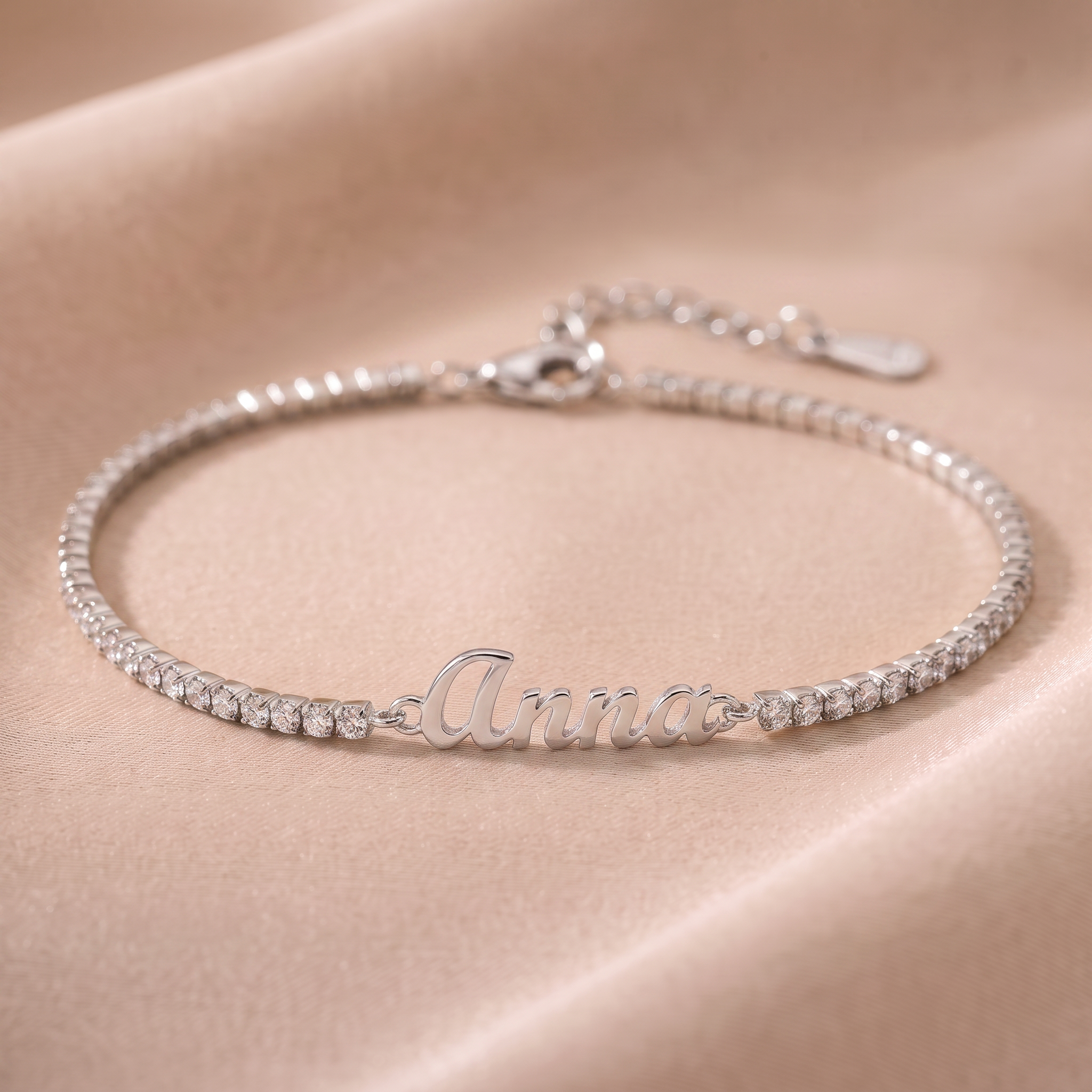 Personalisierbares Tennisarmband mit Name