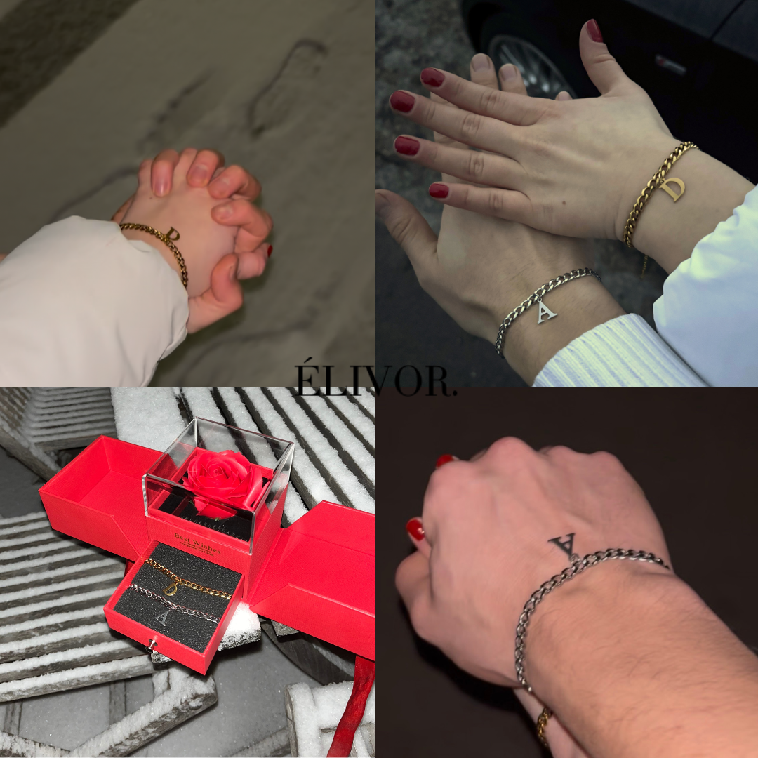 Unsere Initialen – Partnerarmbänder