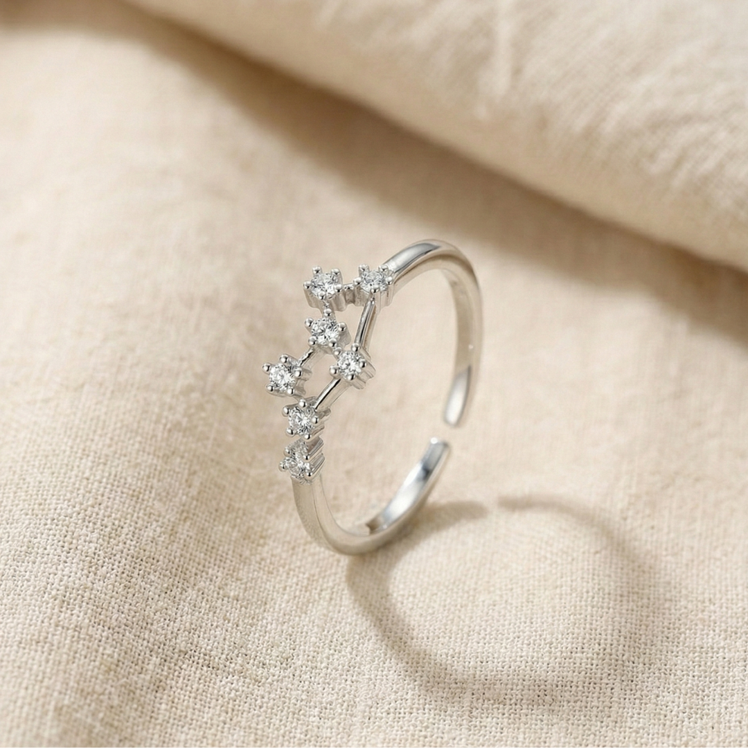 Lunia - Ring mit Sternzeichen 925 Silber