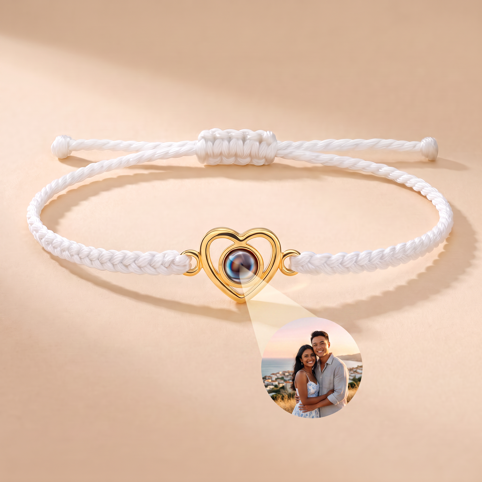 Armband mit eigenem Foto & Herz