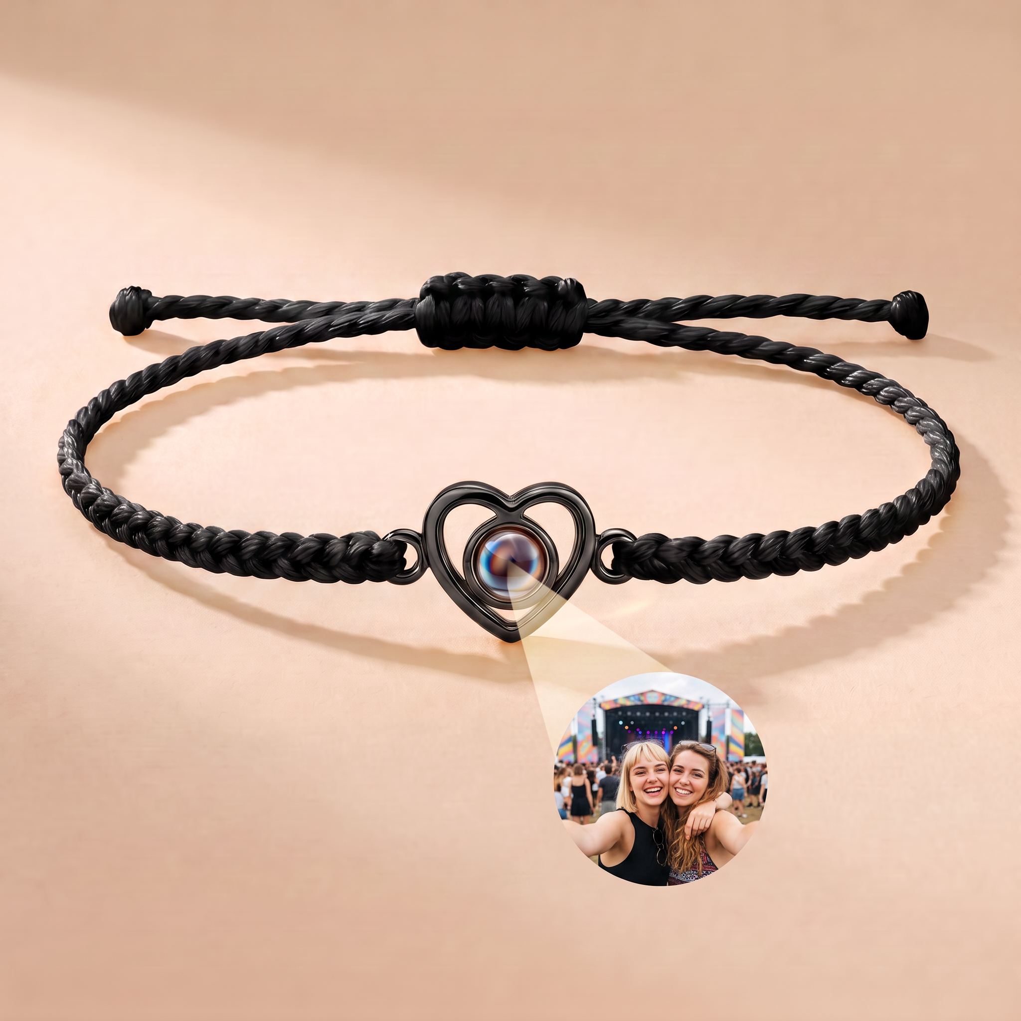 Armband mit eigenem Foto & Herz
