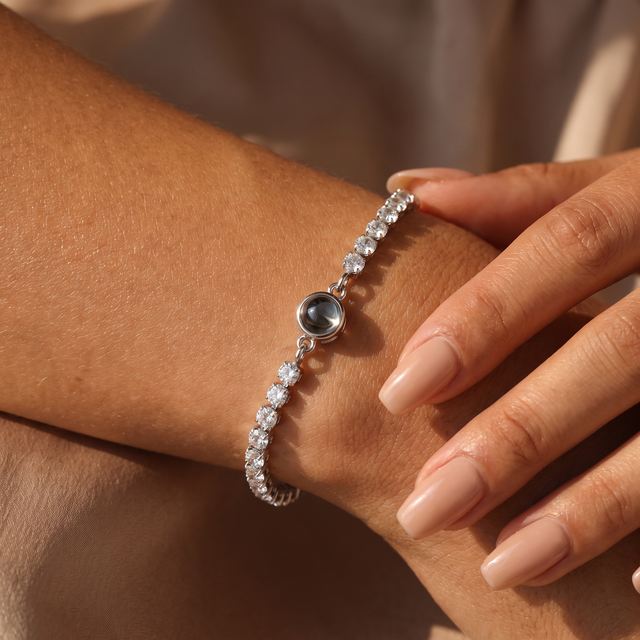 Tennisarmband mit eigenem Foto