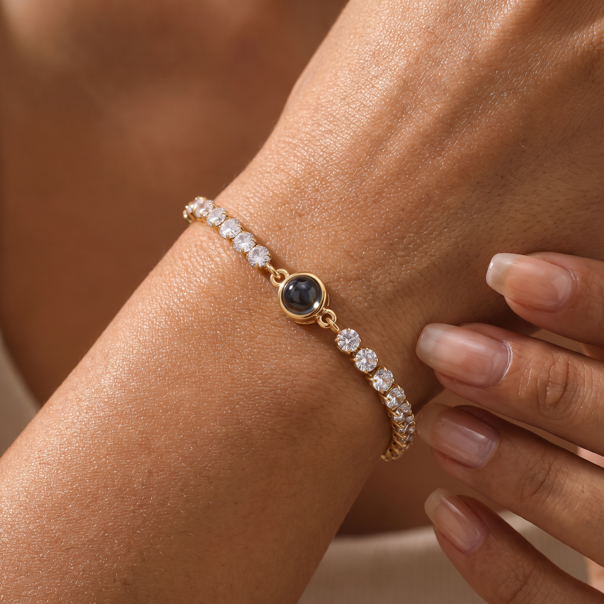 Tennisarmband mit eigenem Foto