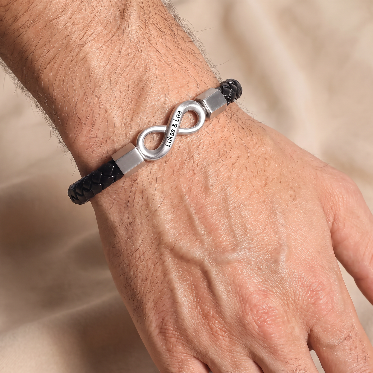 To my husband - bracelet with card