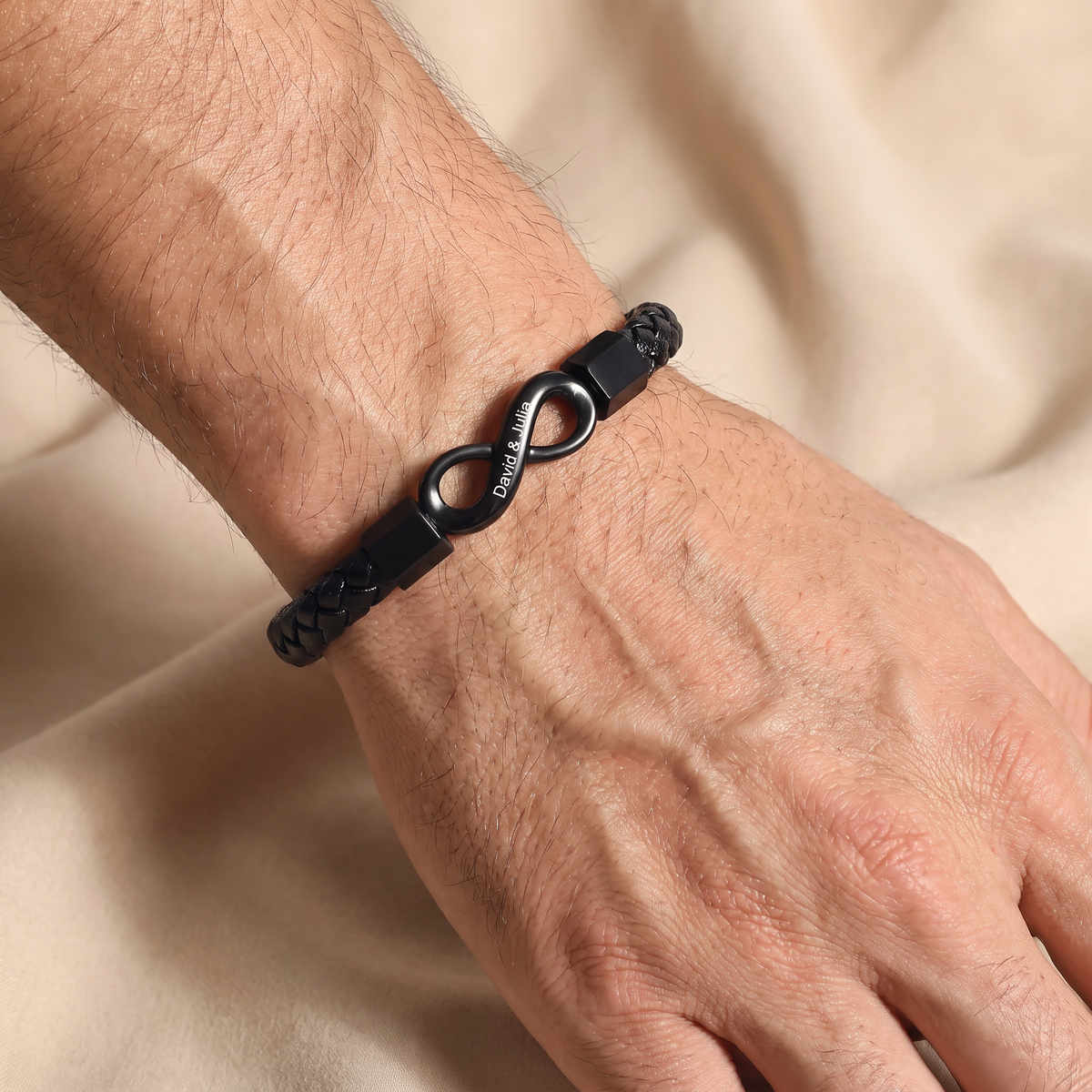 To my husband - bracelet with card